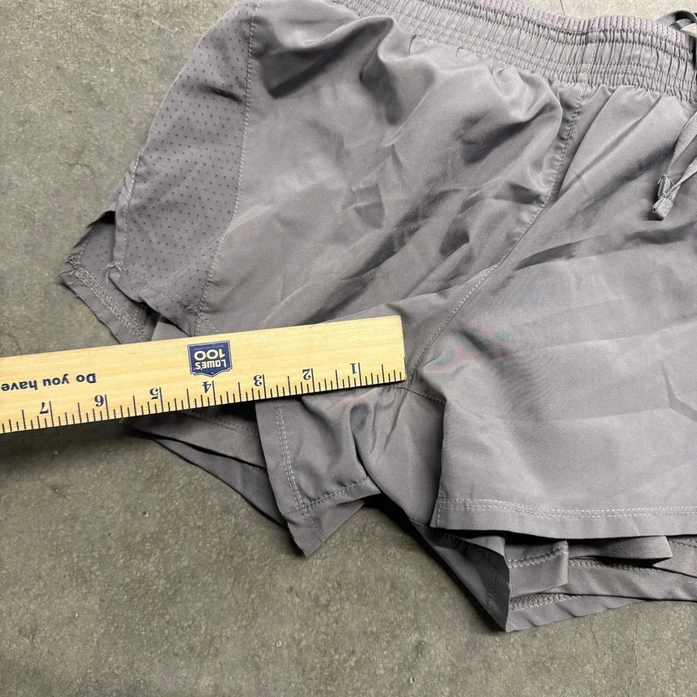 Nike Dri-FIT 2-in-1 Running Shorts Gray Small RN85632-CA05553